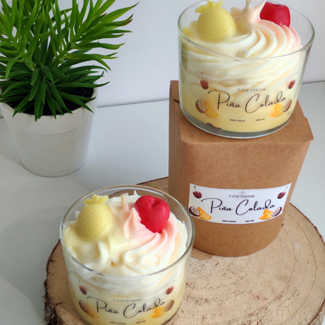 Vela Aromática Postre – Piña Colada