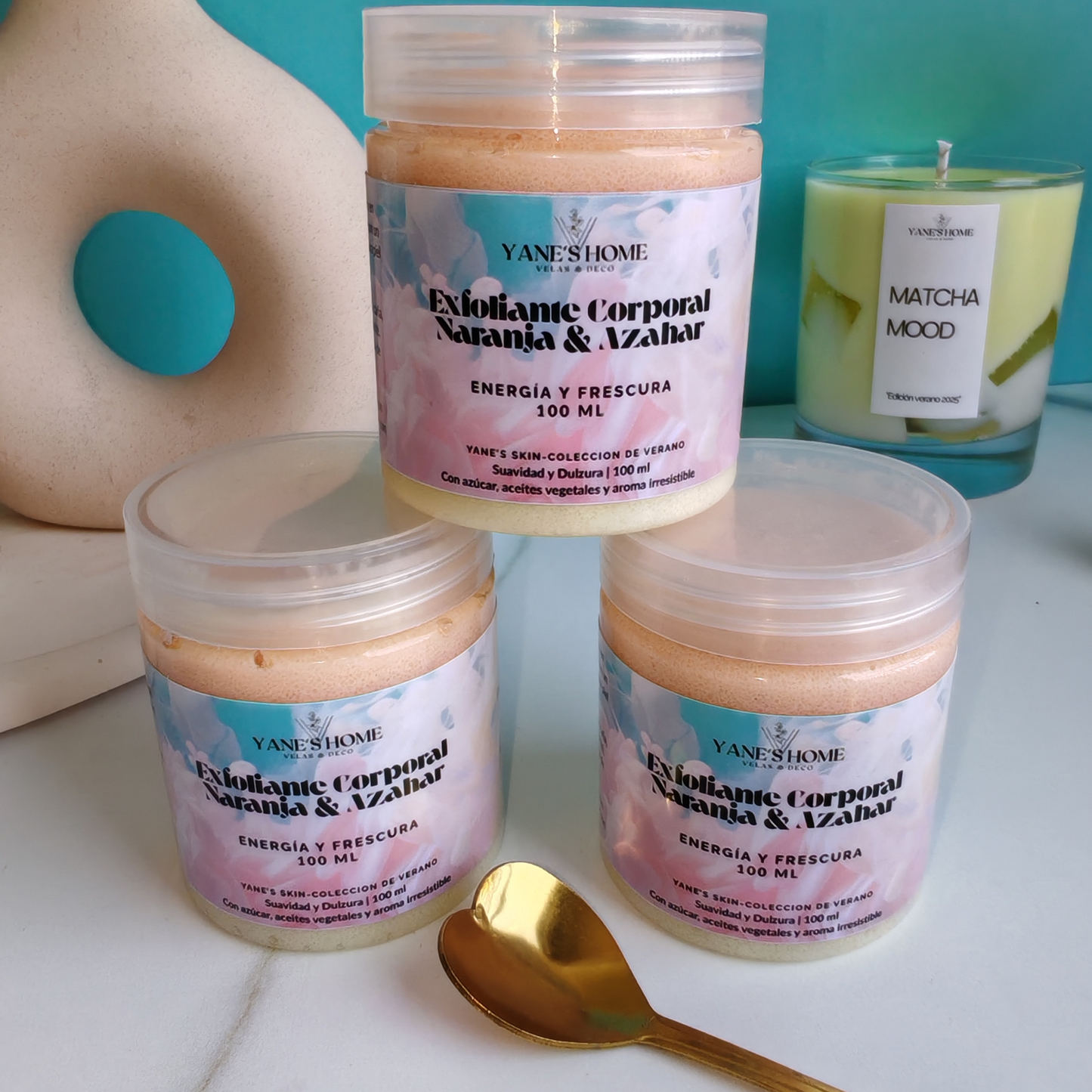 Exfoliante Corporal Naranja & Flor de Azahar – Exfoliante Revitalizante 100 ml