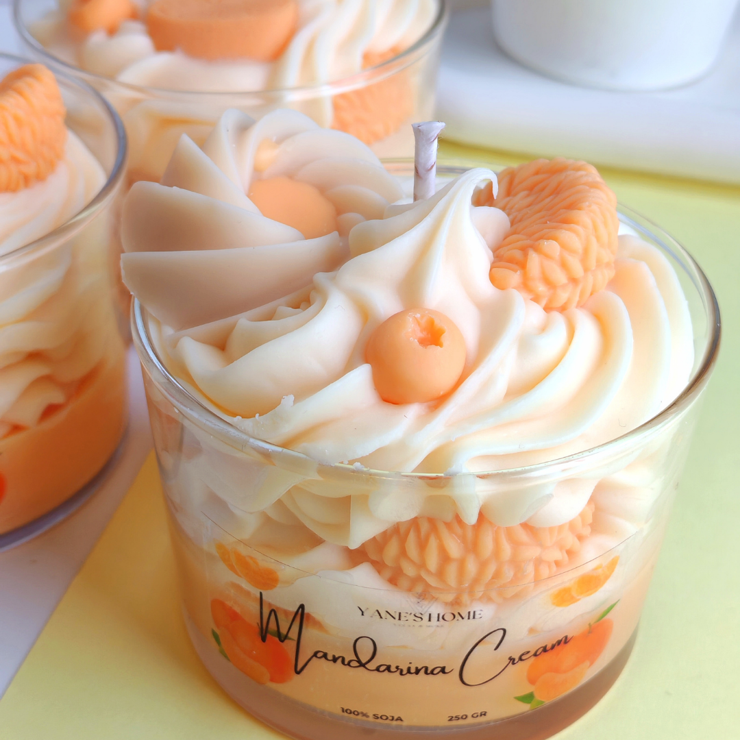 Vela Aromática Postre – Mandarina Cream