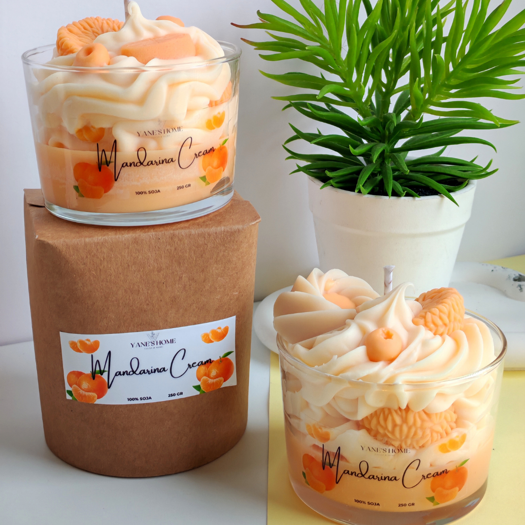 Vela Aromática Postre – Mandarina Cream