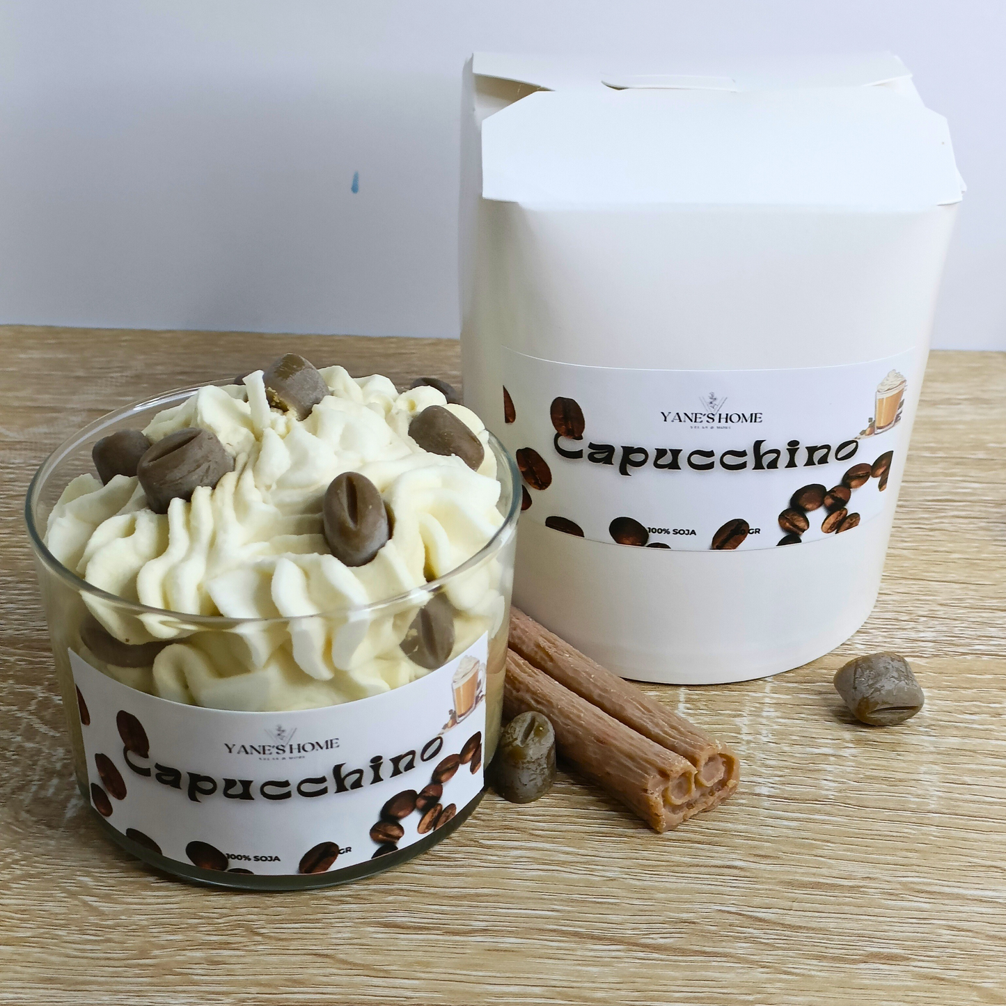 Vela Aromática Postre – Capuccino Delicia