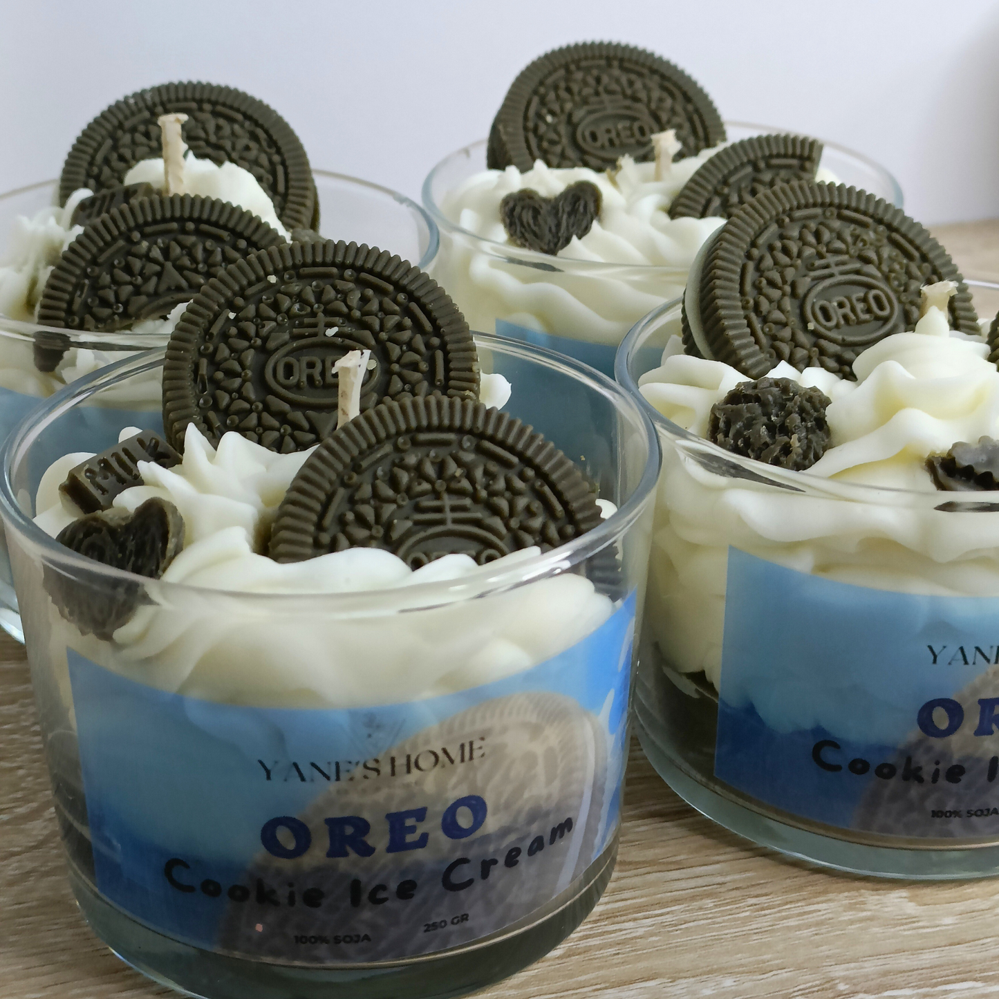 Vela de Postre de Oreo Cookies Ice Cream