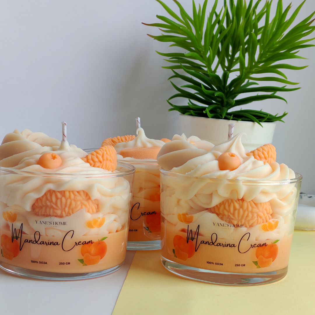 Vela Aromática Postre – Mandarina Cream