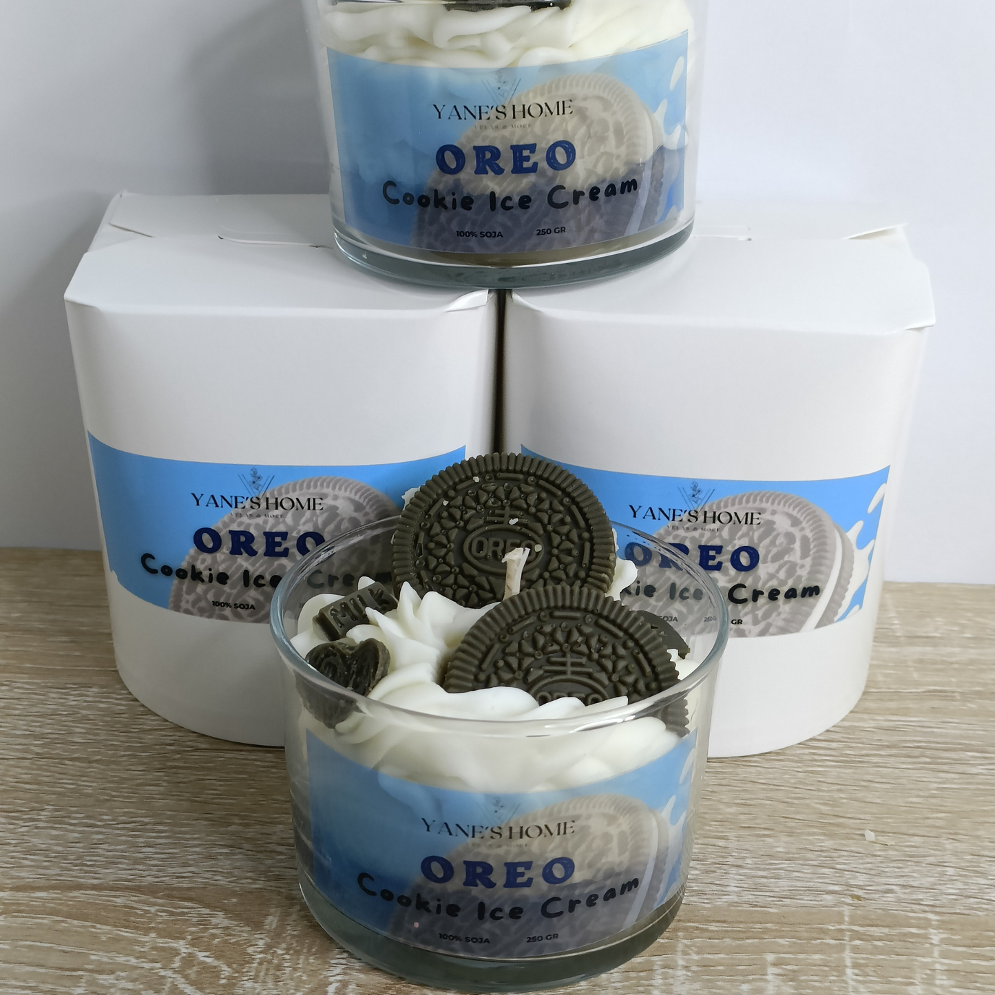 Vela de Postre de Oreo Cookies Ice Cream