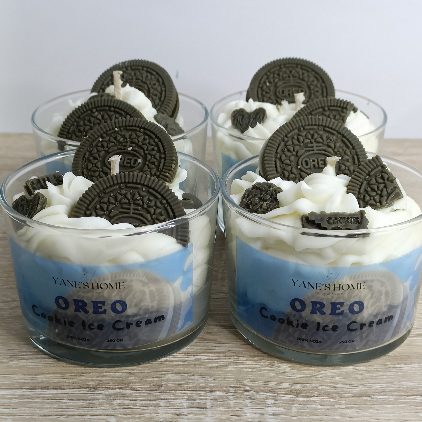 Vela de Postre de Oreo Cookies Ice Cream