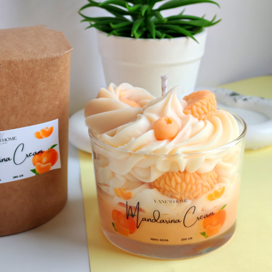 Vela Aromática Postre – Mandarina Cream