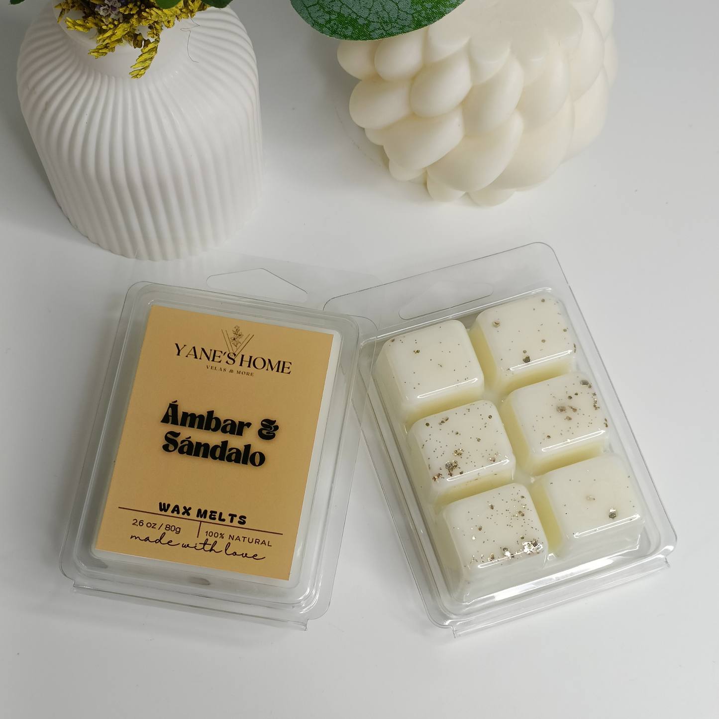 Waxmelts de Ámbar y Sándalo