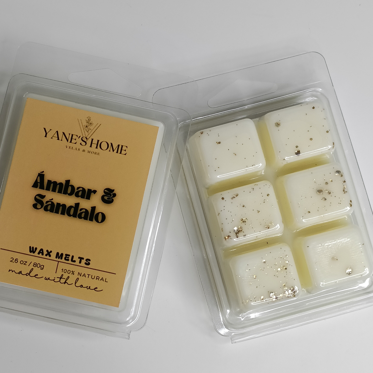 Waxmelts de Ámbar y Sándalo